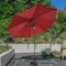 Villacera 9-Foot Outdoor Patio Umbrella with Base, Red 83-OUT5445B - alternate 1